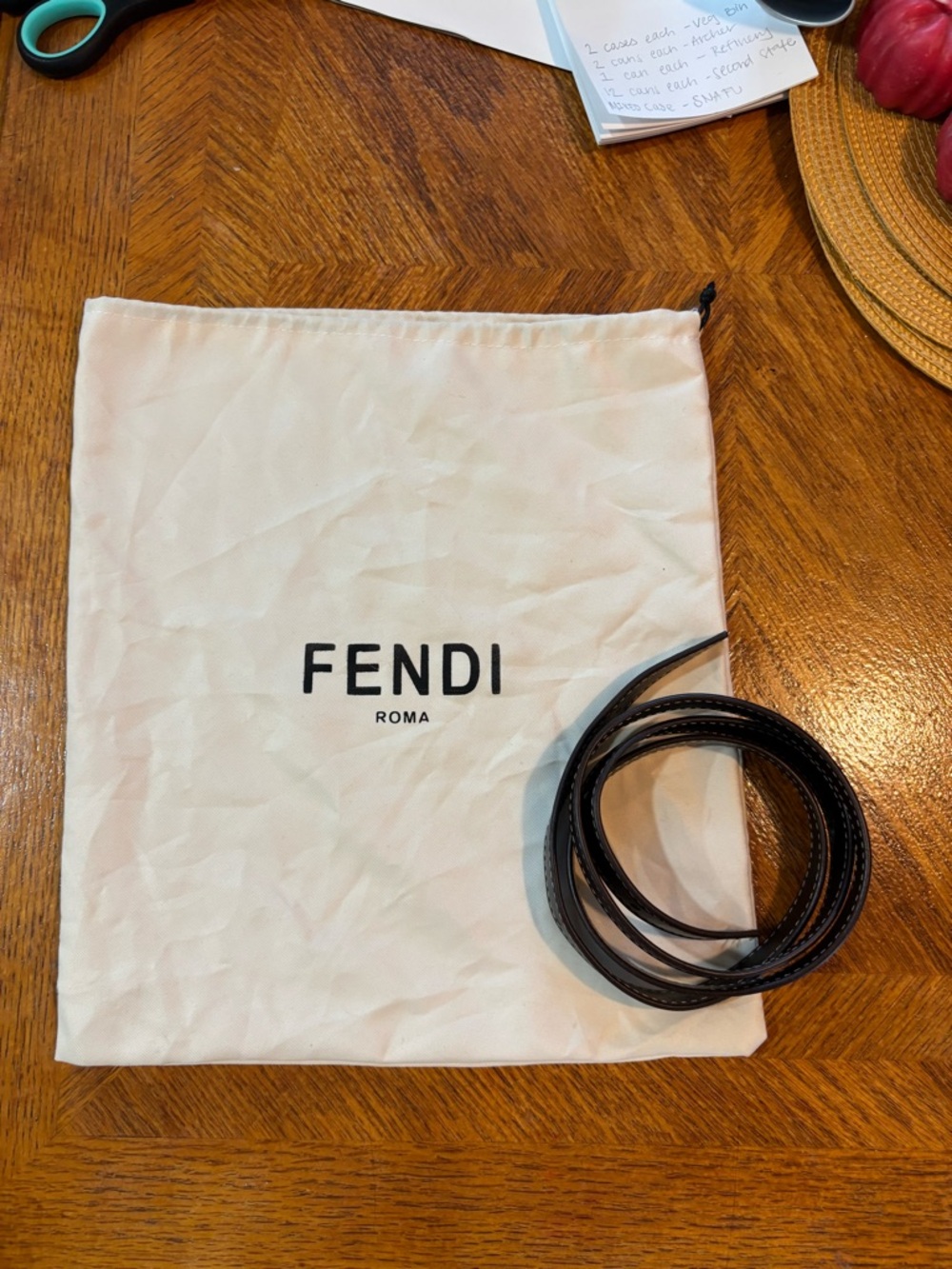 Fendi Cream Canvas Zucca Mamma Baguette Shoulder Bag - Picture 9 of 9